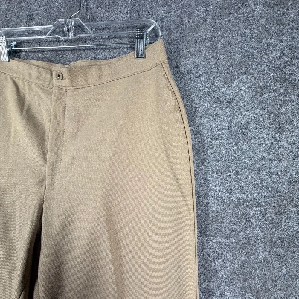 Vintage 90s Levi Strauss & Co Bend Over Pants Womens 16 Beige Flat Front Classic